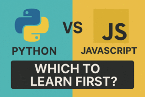 Python vs JavaScript programming languages comparison for beginners